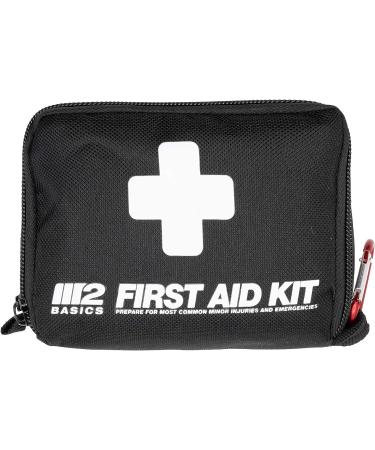 150 Piece Compact First Aid Kit with Carabiner & Emergency Blanket - Home, Office, Outdoor, Car, Camping, Travel - Medical Survival Bag - Buy Online on GoSupps.com
