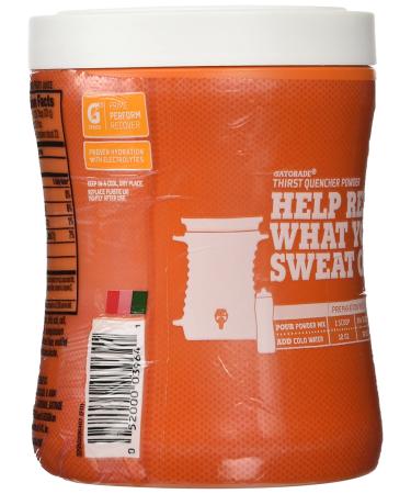 Gatorade Powder Orange Canister - 18.3oz (1 Canister), 1.14lb Pack - Hydration Drink Mix - Buy Online on GoSupps.com