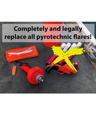 Sirius Signal C-1003 SOS LED Flare Distress Signal Kit - CG Approved with Daytime Flag and Whistle - White - Buy Online on GoSupps.com