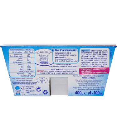 Nestl B b P'tit Brewed Banana Dairy from 6 Months 4 x 100 g - Buy Online on GoSupps.com