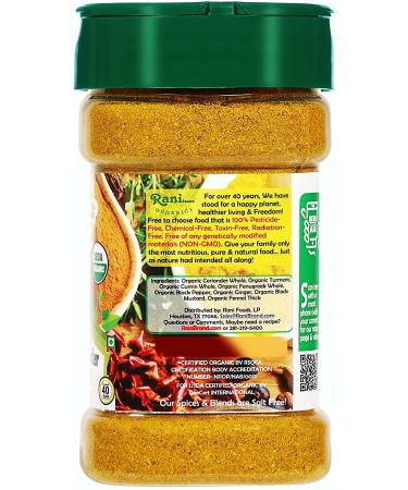 Rani Organic Mild Curry Powder - 3oz PET Jar | Authentic Indian Blend, Vegan & Gluten Friendly | USDA Certified, Non-GMO | Indian Origin Spice Mix - Buy Online on GoSupps.com