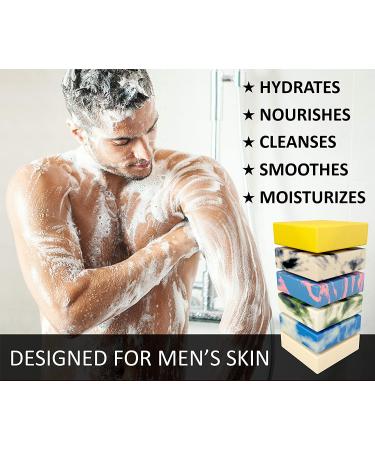 Natural American Soldier Men's Bar Soap â€“ 100% All-Natural, Essential Oils, Organic Shea Butter â€“ 6-Pack | Made in USA - Buy Online on GoSupps.com