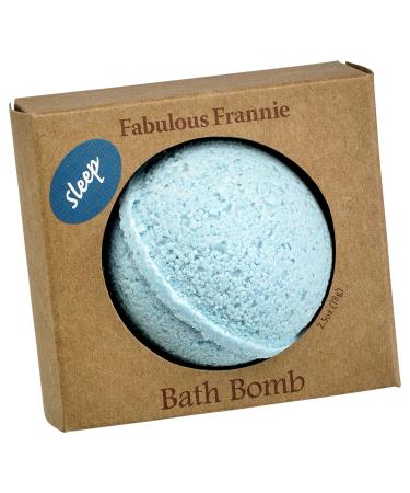 Fabulous Frannie Sleep Natural  Handmade Bath Bomb Set  Rich in Essential Oil  Mineral Salt  Coconut Oil  Witch Hazel  Fizzies to Moisturize Skin 2.5oz