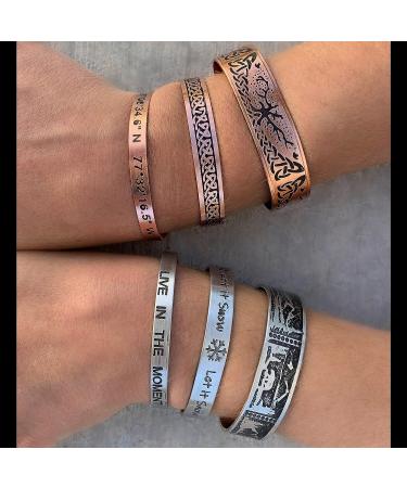 Metal Stamping Kit: Aluminum and Copper Bracelet Blanks with Bending Bar - 19 Pieces - Buy Online on GoSupps.com