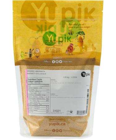 Yupik Organic Amaranth 1 Kilogram 6 Count - Buy Online on GoSupps.com