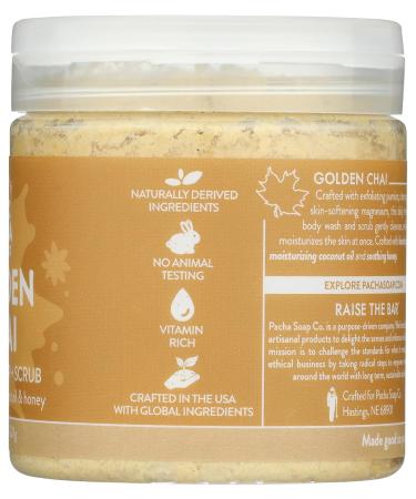 Golden Chai Whipped Soap & Scrub | PACHA SOAP | 8 OZ | Shop Internationally for Nourishing Skincare - Buy Online on GoSupps.com