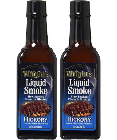 Wrights Liquid Smoke - 3.5 Oz (Pack of 2) | Premium Flavor for BBQ & Grilling - Buy Online on GoSupps.com