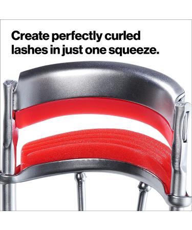 REVLON Triple-Step Stainless Steel/Red Eyelash Curler - Define & Curl Lashes - Buy Online on GoSupps.com
