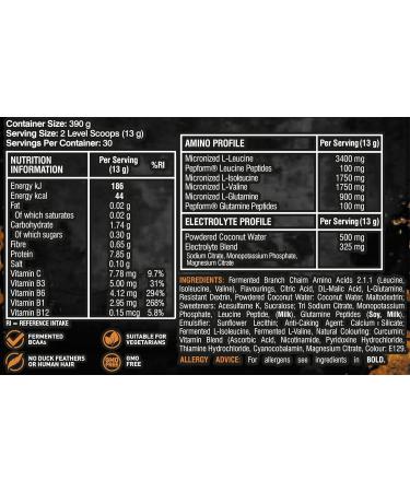 Grenade Defend BCAA Powder Tropical 390g - 7g BCAA per Serving | 30 Servings - Buy Online on GoSupps.com