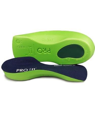 Pro11 Wellbeing Orthopedic Insoles - Heel Pad for Plantar Fasciitis & Metatarsalgia | 3/4 Length Ultra Thin for Ultimate Comfort - Buy Online on GoSupps.com