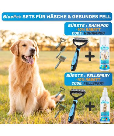 Bluepet Fellfein Sensitive Dog Shampoo - Odorless Vegan Made in Germany - Aloe Vera & Jojoba Oil for Shiny Fur | Bestselling Dog Care - Buy Online on GoSupps.com