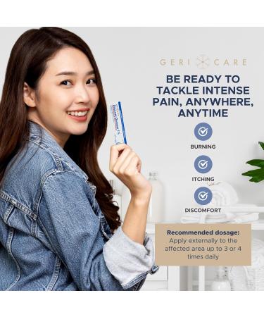 GeriCare Dibucaine Hemorrhoid Ointment 1% - Fast-Acting Pain Relief Cream for Hemorrhoids | Quick Relief from Burning & Itching | 1oz External Treatment - Buy Online on GoSupps.com