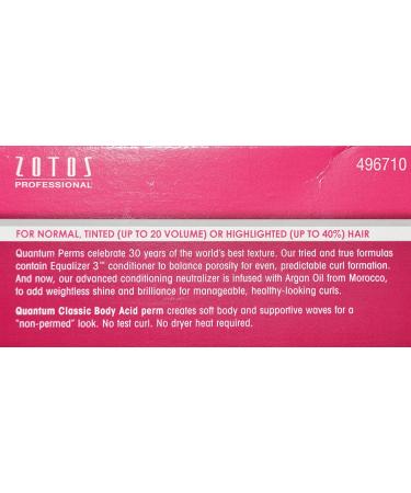 Quantum Classic Body Acid Perm for Normal, Tinted, or Highlighted Hair - 3 Pack - Buy Online on GoSupps.com