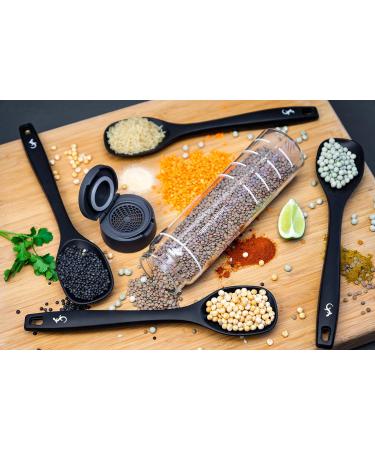 Lurch Germany Glass Rice Washer & Portioner | Washes Grains Beans Quinoa Peas and Lentils - Made of Borosilicate Glass - Buy Online on GoSupps.com