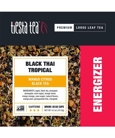 Tiesta Tea Premium Black Thai Tropical Loose Leaf Tea - 4.5 oz - Buy Online on GoSupps.com