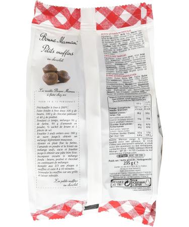 Bonne Maman Granny Little Muffins with Chocolate 235g - Set of 3 - Buy Online on GoSupps.com