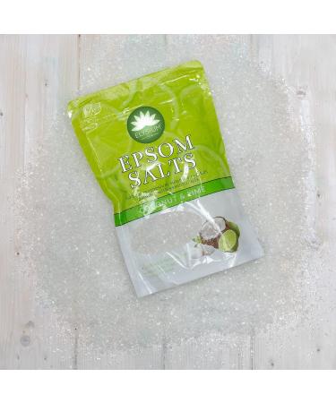 Elysium Spa Coconut Lime Epsom Bath Salts - Natural Relaxation - Buy Online on GoSupps.com