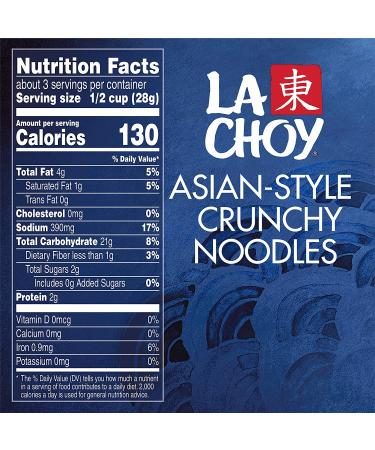 La Choy Asian Style Crunchy Noodles 3oz (Pack of 12) - Authentic & Crispy Noodles for Stir-fries and Snacks - Buy Online on GoSupps.com