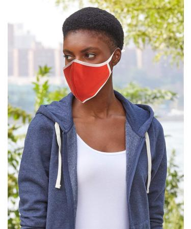 Quality Durables 4-Pack Unisex Reusable Face Masks - Adult L-XL in Orange Pink Gray Heather & Blue - International Shipping Available - Buy Online on GoSupps.com
