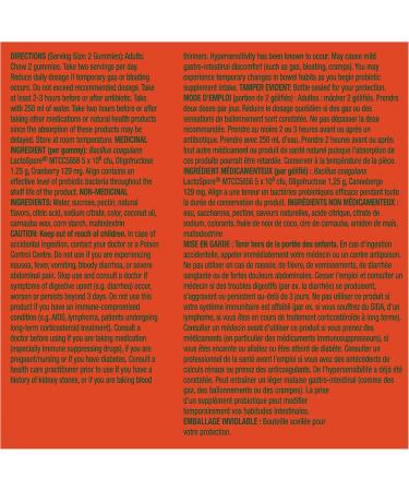 Align Women's Health Prebiotic + Probiotic Gummies Helps Prevent Urinary Tract Infections Cranberry Flavoured 50 Gummies - Buy Online on GoSupps.com