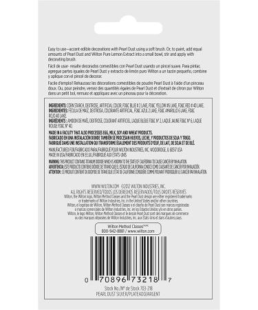 Shimmer with Wilton Silver Pearl Dust - Edible Luster Powder for Cake Decorating - Buy Online on GoSupps.com