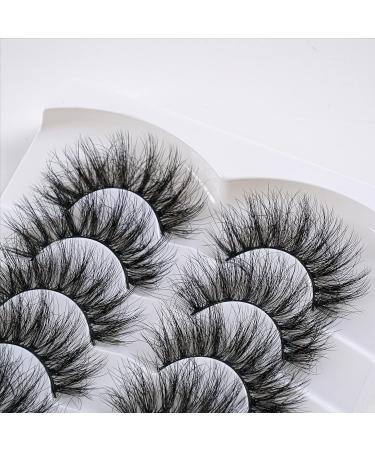 CHUN-YAN 18mm Wispy Mink Lashes - 8D Faux Mink Volume Lashes - 7 Pairs Pack - Buy Online on GoSupps.com