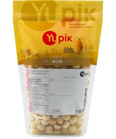 Yupik Macadamia Nuts 1kg 6 Count Whole & Raw Nuts Gluten-Free Kosher Unsalted Unroasted Oil-Free Creamy Flavor Source of Fiber Healthy Snacks Ideal for Baking & Cooking - Buy Online on GoSupps.com