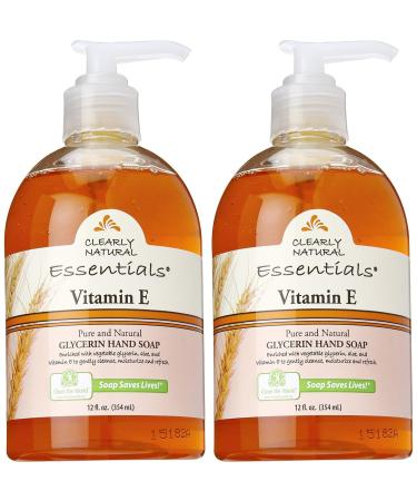 Buy Clearly Natural Vitamin E Liquid Glycerine Soap - 12 Ounce (Pack of 2) | Nourishing Moisturizer for Healthy Skin - International Shipping Available - Buy Online on GoSupps.com