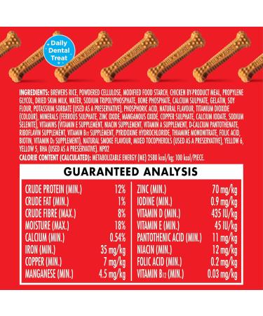 Milk-Bone Brushing Chews Dental Treats for Large Dogs Daily Oral Care 90 Treats (Pack of 5) 90 Treats (Pack of 5) Large Dog - Buy Online on GoSupps.com