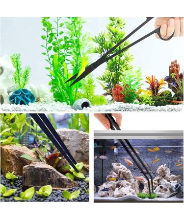 Cayway 7 PCS Aquatic Plant Aquarium Tools Aquarium Tweezers Stainless Steel Long Aquascaping Tools Bonsai Tools Scissors Spatula Tool Algae Scraper Aquatic Plant Tool - Buy Online on GoSupps.com