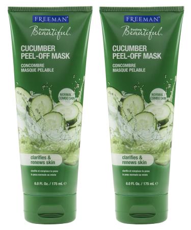Feeling Beautiful Freeman Cucumber Peel-Off Gel Mask 6 Fl Oz (Pack of 2) - Buy Online on GoSupps.com