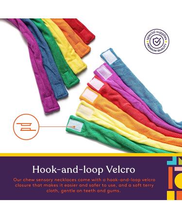 Special Supplies Chew Necklaces for Sensory Kids - Set of 6 Soft Terry Cloth Bands for Oral Stimulation - Reusable and Washable - Buy Online on GoSupps.com