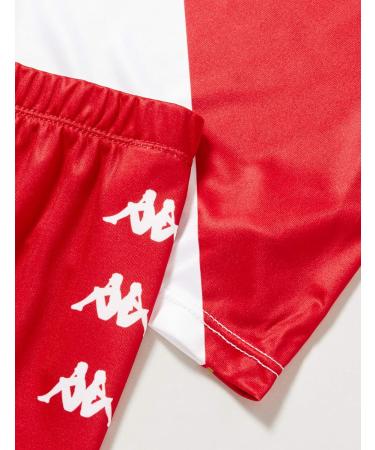 Kappa KOMBAT BABY KIT HOME MONACO - White/Red - 12 Months - Unisex Child - Buy Online on GoSupps.com