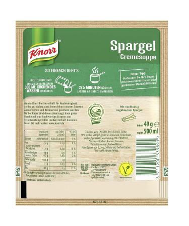 Buy Knorr Gourmet Asparagus Soup - International Shipping | 2 Plates of Deliciousness - Buy Online on GoSupps.com