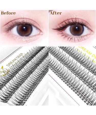 CB 3 Trays Cluster Eyelash Extensions - DIY Individual False Eyelashes C Curl Mermaid Fishtail 9-10-11mm Mixed Volume Lashes - Buy Online on GoSupps.com