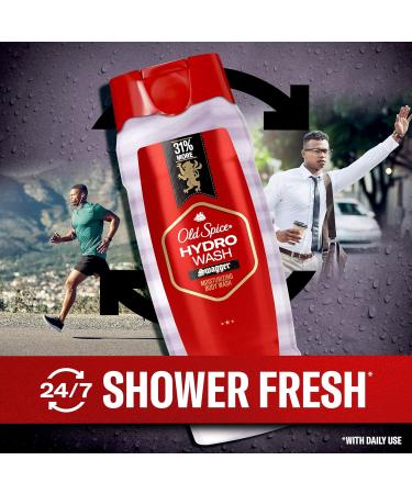 Old Spice Moisturizing Body Wash for Men Hydro Wash 2-in-1 Long Lasting Scent & Deep Hydration 24/7 Shower Fresh Swagger Scent 21 oz (Pack of 4) - Buy Online on GoSupps.com