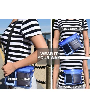 Freegrace Waterproof Pouches Bundle Set with Waist Strap - Keep Your Phone & Valuables Dry and Safe - Boating, Swimming, Snorkeling Essential - Buy Online on GoSupps.com