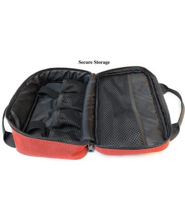 Kaddy Secure Pill Organizer Box - TSA Approved Lock - Red - Buy Online on GoSupps.com