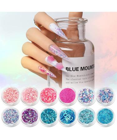 Mermaid Couture Poly Nail Gel Kit with UV LED Lamp - 30g Builder Gel, Glitter Powder, Butterfly Sticker, Rhinestone Supply - DIY Nail Acrylic Manicure Set - Buy Online on GoSupps.com