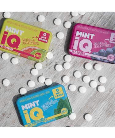 MintiQ Sugar Free Icy Citrus 40 Mints - Buy Online on GoSupps.com
