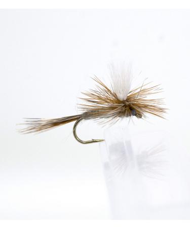 Producing Fly Fishing Flies Assortment | Dry, Wet, Nymphs, Streamers, Wooly Buggers, Caddis | Trout, Bass Fishing Lure 12 Adams Parachute