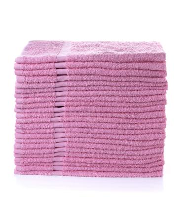Simpli-Magic Cotton Set, Hand Towels, 16 x 27, Pinky, Pack of 12 16 in x 27 in Hand Towels