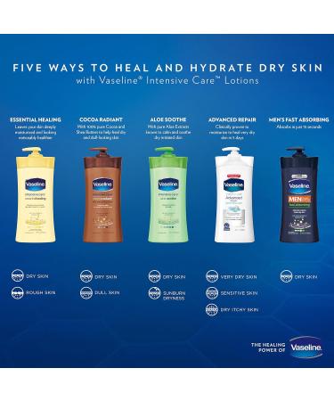 Vaseline Intensive Care Cocoa Radiant Body Lotion - 20.3 oz | Moisturizing & Nourishing Skincare | International Shipping Available - Buy Online on GoSupps.com