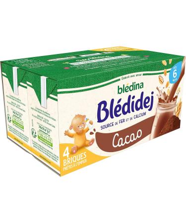 Bl dina Bl didej - C r ales b b Lact es Cacao - D s 6 Mois - 12 briques de 250mL (L'emballage Peut Varier) (Lot de 4) - Buy Online on GoSupps.com