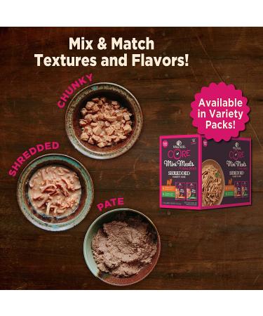 Wellness CORE Mini Meals Wet Dog Food 12-Pack - Shredded Chicken & Turkey Chunky Pate in Gravy - Buy Online on GoSupps.com