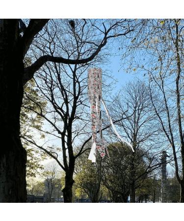 French Fashion Model Ferrets Halloween Windsock Ghost Flag 40" Halloween Outdoor Hanging Decorations Garden Window Yard Decor - Buy Online on GoSupps.com