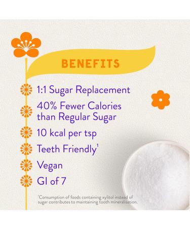 BONRAW Silverbirch Xylitol Sugar 1KG - Natural Alternative Sweetener for White Sugar - Pack of 1 - Buy Online on GoSupps.com