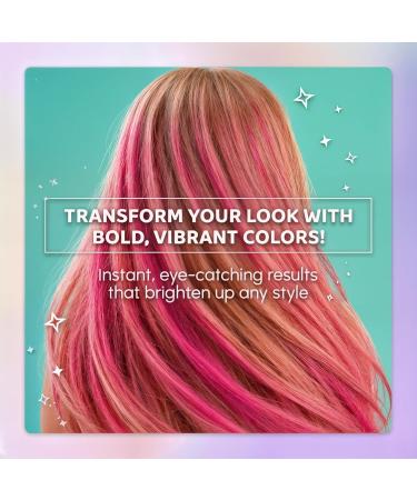 Blue Squid Craie cheveux pour filles 10 couleurs de cheveux temporaires vives pour enfants D'anniversaire pour filles et adolescentes Teinture lavable pour enfants de 6-12 10 stylos cheveux - Buy Online on GoSupps.com