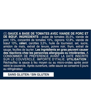 Barilla Rich Bolognese Sauce 400 g - Pack of 3 - Buy Online on GoSupps.com
