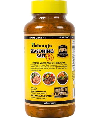 Johnny's Seasoning Salt 42oz - No MSG | Premium Seasoning for Flavorful Dishes - Buy Online on GoSupps.com